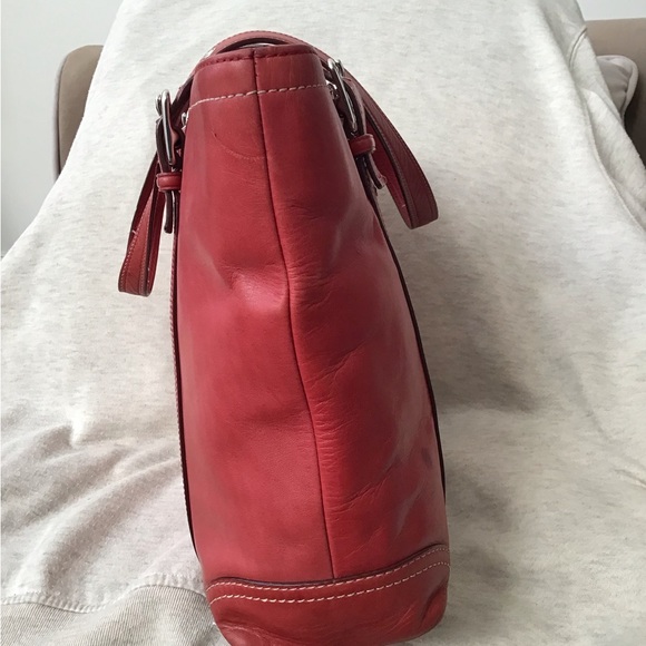 Vtg Coach Hampton Leather Tote E063-F10194 - Picture 12 of 15